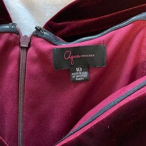 Aqua off the shoulder dress